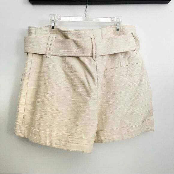 Sezane high waisted belted Shorts size 44 - Picture 2 of 5